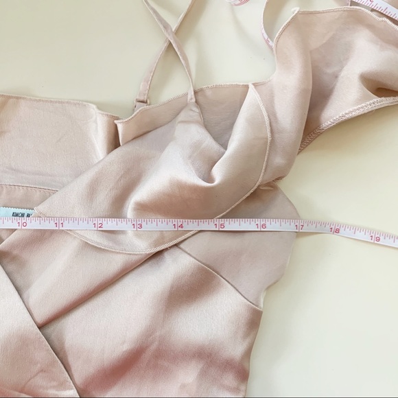 Kimchi blue champagne silky romper - Picture 7 of 9